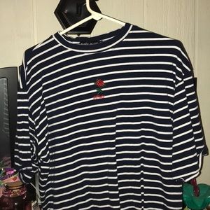 Navy blue distance shirt